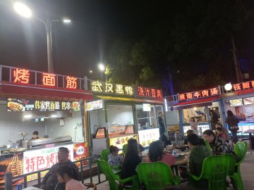 【恭喜成交】767王江泾喇叭口美食夜市小吃店急转让【武汉黑鸭】