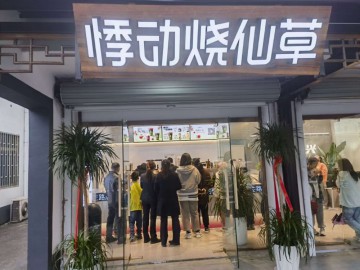 【恭喜成交】855濮院新生路品牌奶茶店转让【悸动烧仙草】